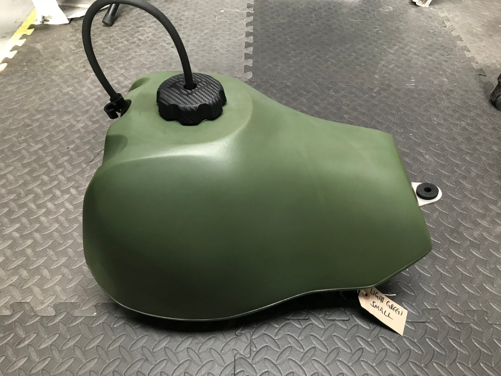 Small motorcycle shop fuel tank