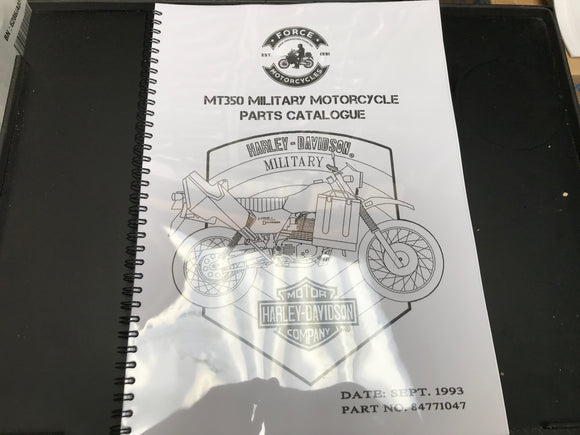 Manual Parts Book - MT350 UK / MT500 US (84771047)