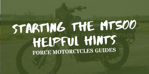 Starting the MT500 - Helpful Hints