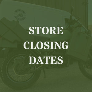 Store Closing Dates - August 2022