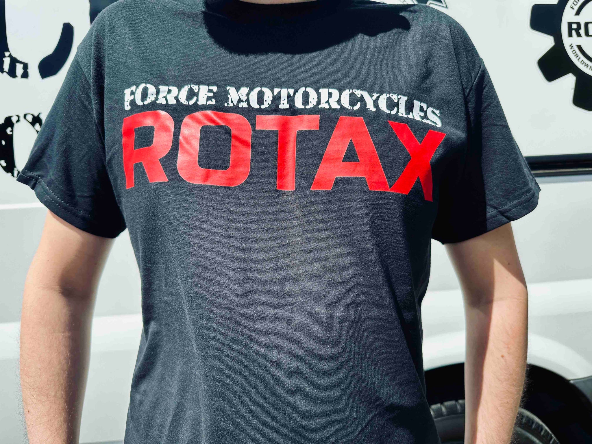 Force Motorcycles Rotax T-Shirt - Black | Force Motorcycles