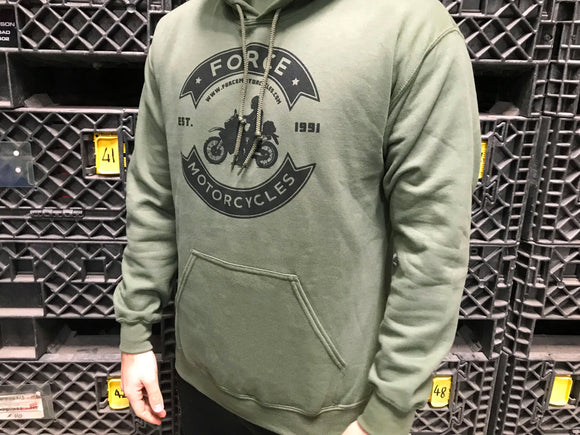 Force Motorcycles Hoodie - Green