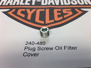 Plug Screw Oil Filter Cover
